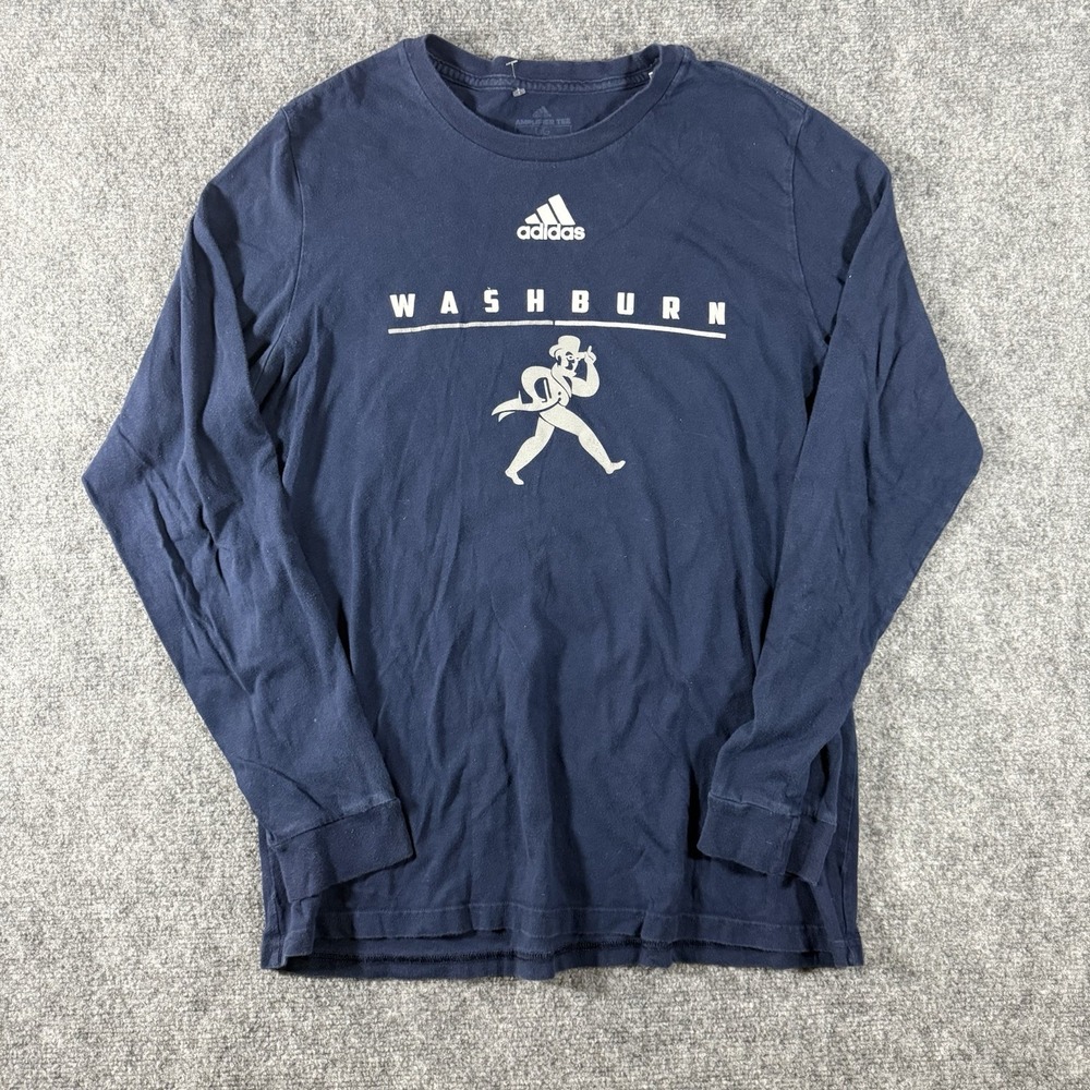 Adidas Men's Washburn Ichabods Large Long Sleeve T-Shirt